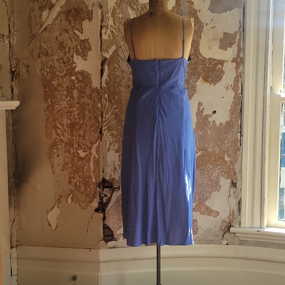 NWT Banana Republic linen blend high neck midi dress XL - Picture 4 of 8